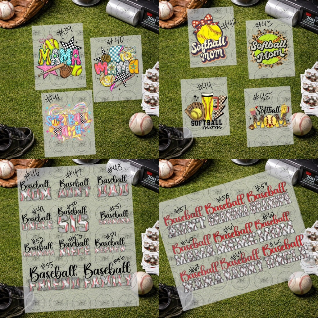 Baseball / Softball DTF